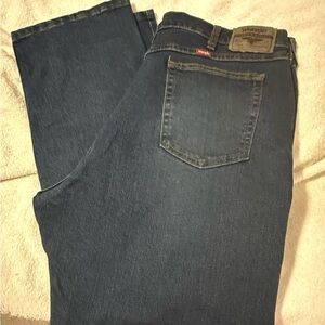 Wrangler Mens Classic Relaxed Blue Jeans